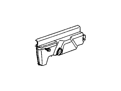 GMC 15954467 Quarter Pillar Trim