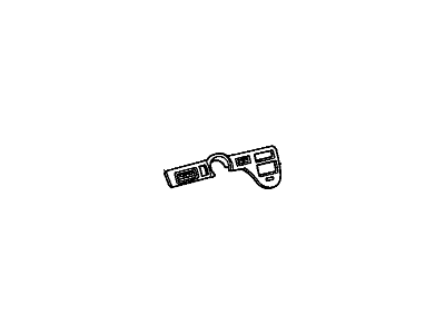 25628689 GM Trim Plate Illustration 1 of 1