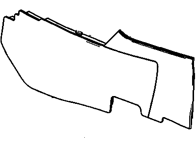 Cadillac 22800473 EXTENSION,FRONT FLOOR CONSOLE(INCLUDES 28,29,45-47)(TITANIUM)