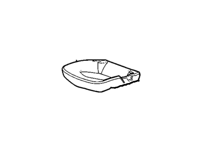 Cadillac 22794865 COVER,REAR SEAT CUSHION(TITANIUM)(*KIT2)