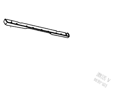 Pontiac 12523423 Rocker Molding