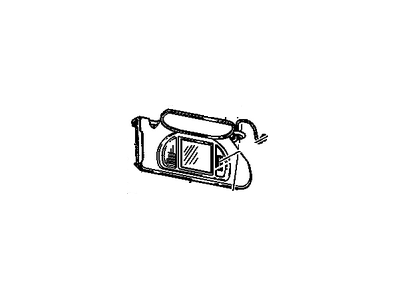 Oldsmobile 12482925 Sunvisor