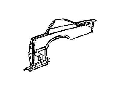 Cadillac 25653650 Quarter Panel