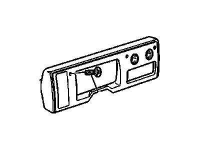 GMC 15973156 Instrument Panel Bezel