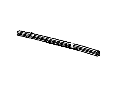 GM 15592864 Side Rail, Black 15592864 GM Side Rail, Black Illustration 1 of 1