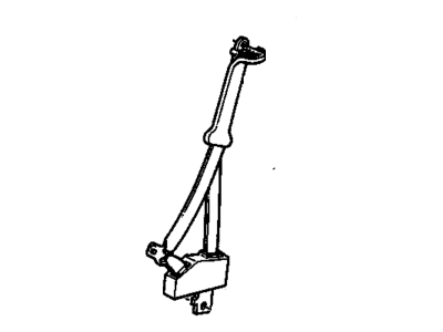 Chevy 12380228 BELT KIT,PASSENGER SEAT (BUCKLE SIDE)(BEIGE)