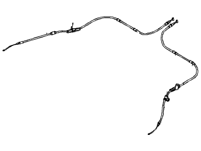 Pontiac G3 Parking Brake Cable - 42639360