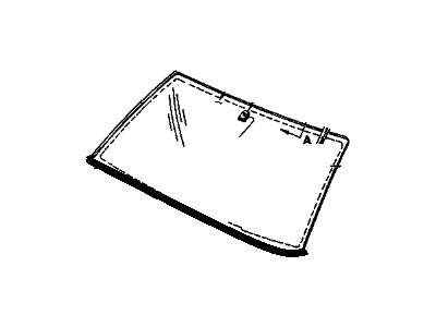 GMC 14056749 Glass Panel