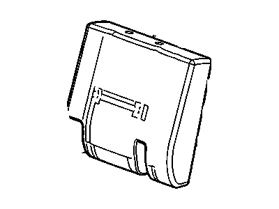 GMC 22760790 COVER,3RD ROW SEAT BACK(EBONY)