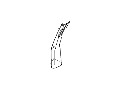 Cadillac 3541747 Center Pillar Trim