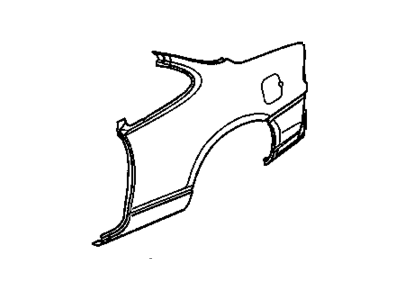 Pontiac 88897382 Quarter Panel