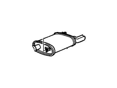Chevy Beretta Muffler - 10181210