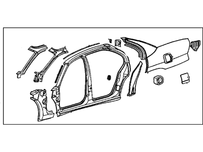 Chevy 12530146 Inner Pillar