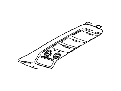 Chevy 15737209 Console Assembly