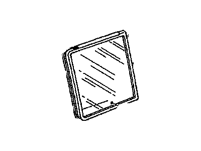 Chevy 15674348 Door Glass