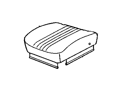 Cadillac 12380817 COVER,DRIVER SEAT CUSHION(NEUTRAL)