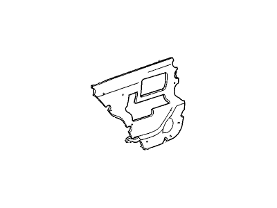 GM 25807544 Deadener, Door Inner Panel, Rear GM 25807544 Deadener, Door Inner Panel, Rear