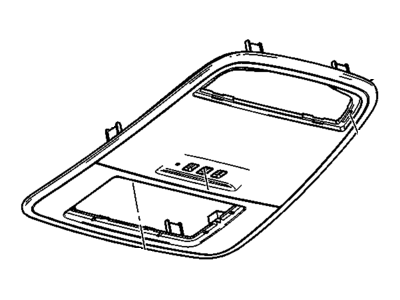Buick 23149041 CONSOLE,ROOF(INCLUDES 2,3,5-11)(NEUTRAL)