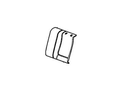 Chevy 15779444 COVER,REAR SEAT BACK(NEUTRAL)