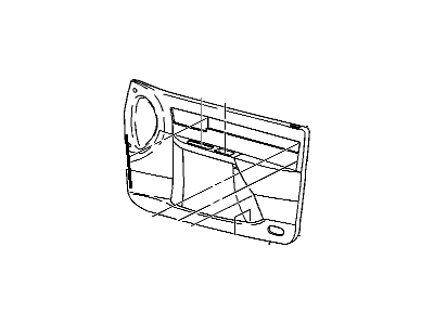 Cadillac 90363731 Map Pocket