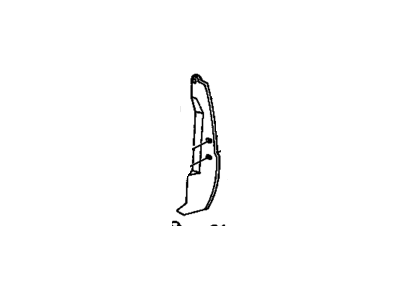 GM 14043026 Rear Reinforcement, Front Passenger Side 14043026 GM Rear Reinforcement, Front Passenger Side Illustration 1 of 1
