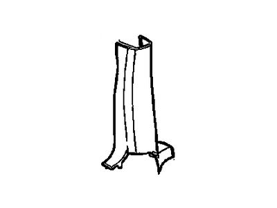 Oldsmobile 16663170 Center Pillar Trim