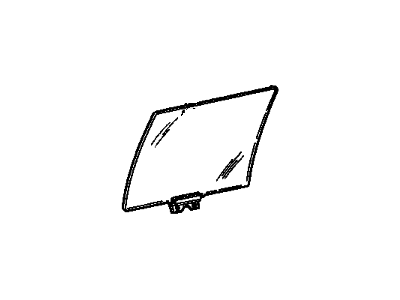 Cadillac 20739678 Vent Glass