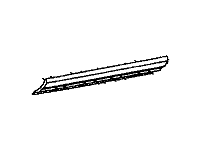 12525671 GM Rocker Molding, Driver Side Illustration 1 of 1