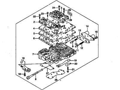 Chevy 91176379 BODY,CONTROL VALVE(INCLUDES 2-29)