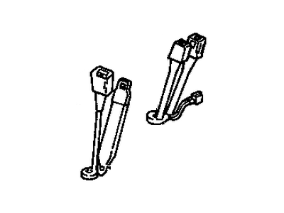 Chevy 12542918 BELT KIT, FRONT SEAT CENTER (BEIGE-60I)(*02)