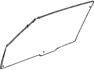 Chevy 20716652 Door Glass