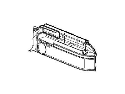 Chevy 15138622 PANEL,BODY SIDE TRIM(INCLUDES 3,10,11,15-17)(PEWTER)