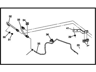 2007 Cadillac CTS Brake Line - 15875847
