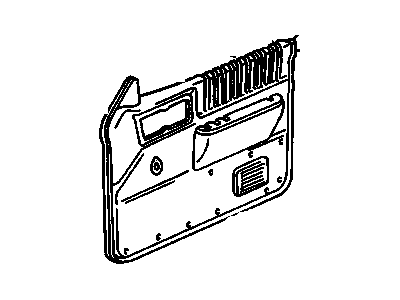 Chevy 15590927 Door Trim Panel