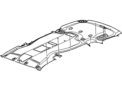 Chevy 89024427 PANEL,HEADLINING TRIM(INCLUDES 5)(CASHMERE)