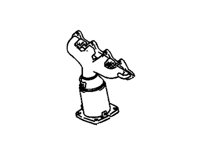 Chevy Metro Exhaust Manifold - 91176019