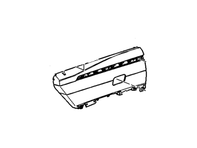 GM 25807765 Trim, Rear Side Door Trim, Upper