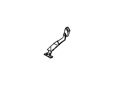 12532071 GM Belt Kit, Seat Belt, Front Center Illustration 1 of 1