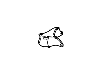GM 3538090 Seat Belt Cover, Charcoal, Passenger Side 3538090 GM Seat Belt Cover, Charcoal, Passenger Side Illustration 1 of 1