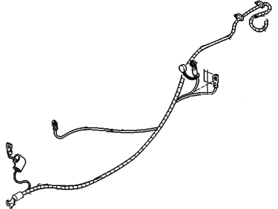 Pontiac 88861307 CABLE,BATTERY POSITIVE(42IN CABLE)