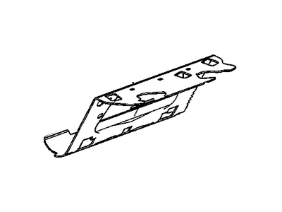 Chevy 23476977 INSULATOR,FLOOR PANEL REAR SEAT(WITHOUT LARGE CENTER HOLE)