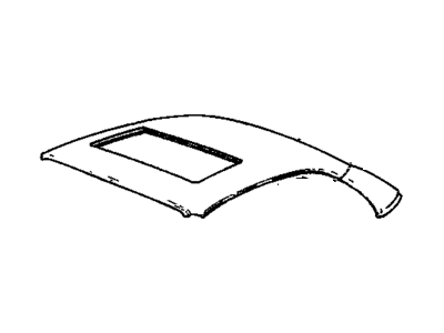 Cadillac 90491931 Upper Panel