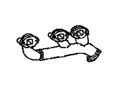 2000 Oldsmobile Bravada Exhaust Manifold - 12556053