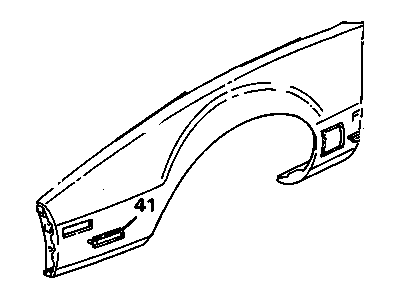 Pontiac 10081966 Fender