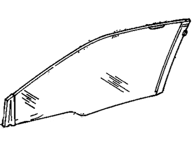 Oldsmobile 10286570 Door Glass