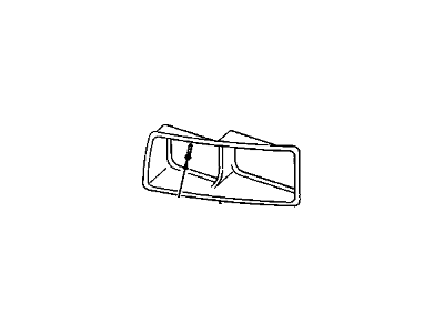 GM 25518558 Bezel, Passenger Side