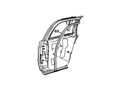 Chevy 10259306 Door Shell