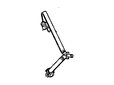 Cadillac 25772482 BELT,PASSENGER SEAT(RETRACTOR SIDE)(INCLUDES 7,30)(SHALE)