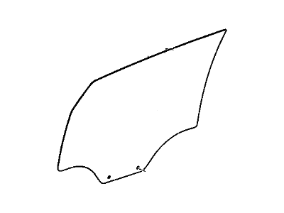 Saturn 96624061 WINDOW,REAR SIDE DOOR