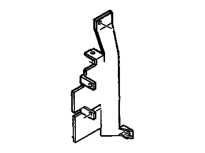 25635598 GM Baffle, Radiator Air Illustration 1 of 1